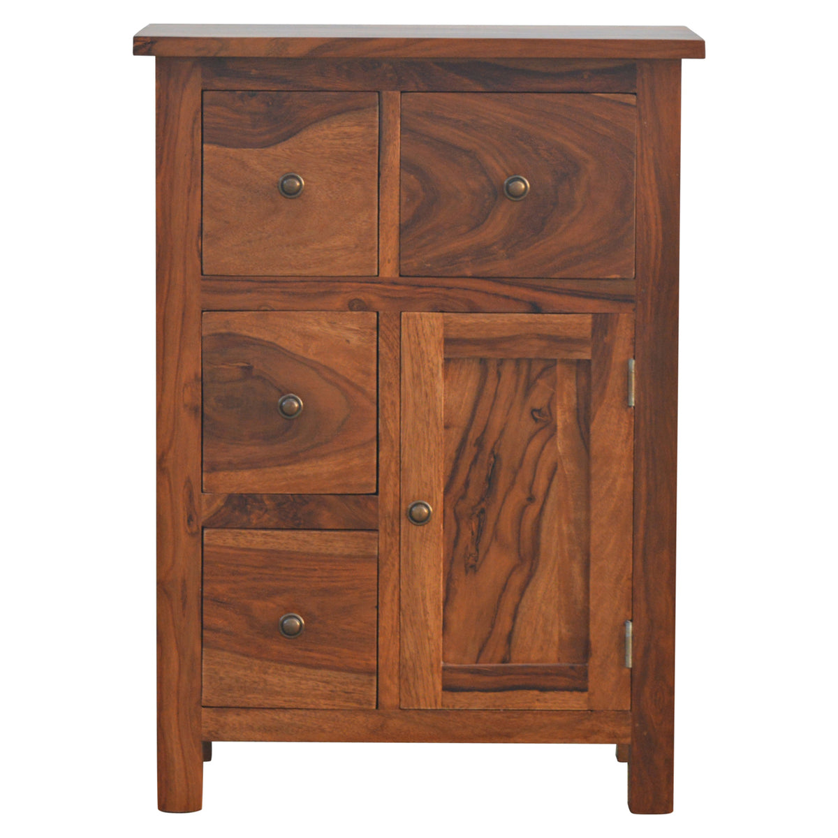 Sheesham 4 Drawer Cabinet