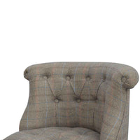 Small Multi Tweed Accent Chair