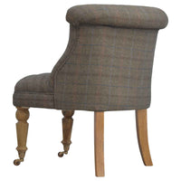 Small Multi Tweed Accent Chair