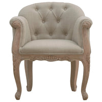 French Style Deep Button Chair