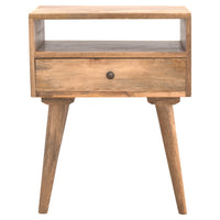 Modern Bedside with Open Slot