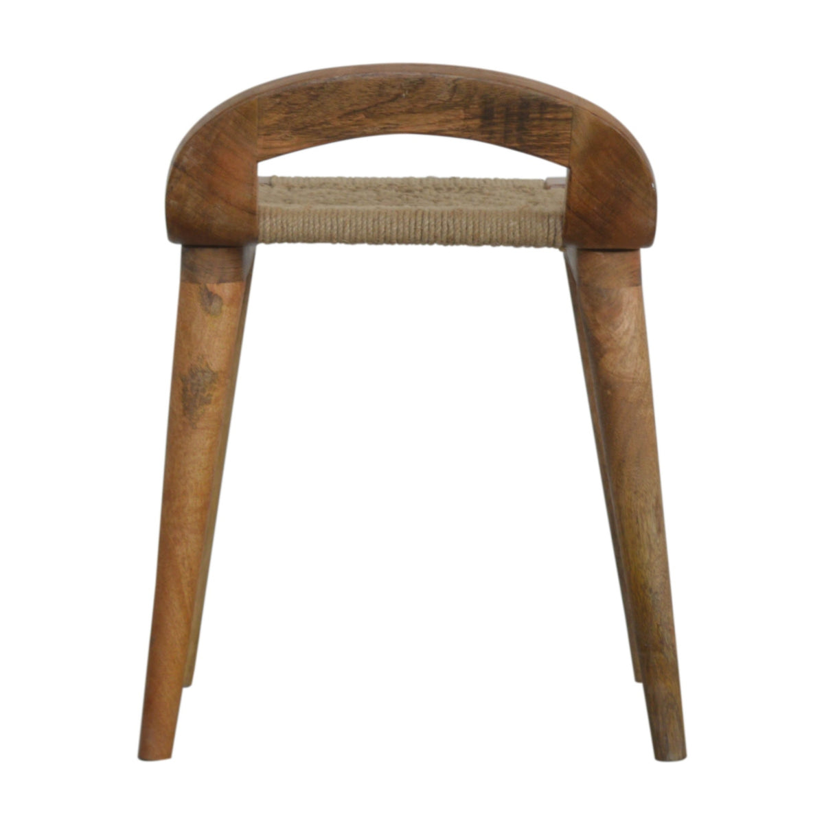 Woven Raised Back Stool