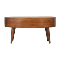 Chestnut Wave Coffee Table