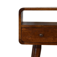 Mini Chestnut Console Table