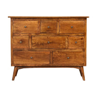 Chestnut Solid Wood 8 Drawer Chest