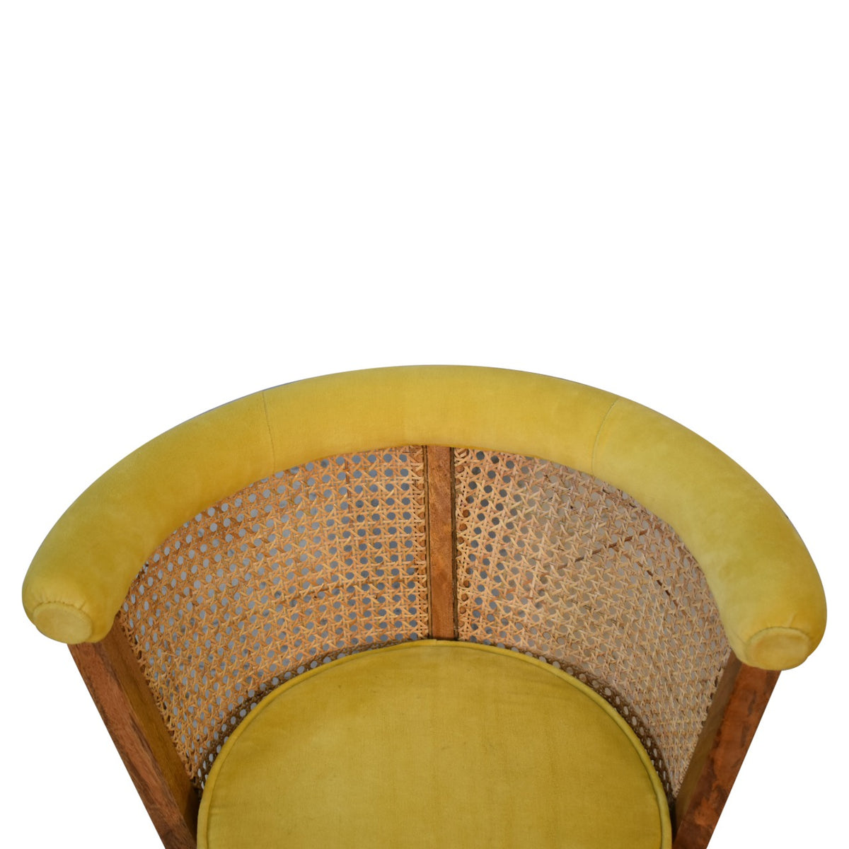 Larissa Mustard Velvet Nordic Chair