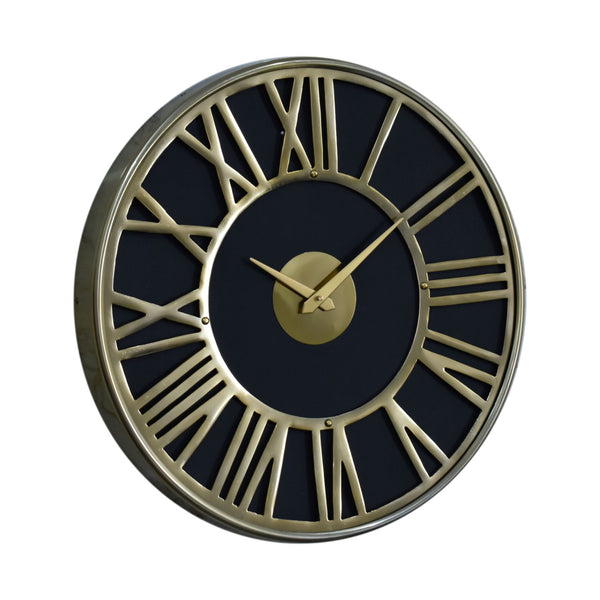 Black and Gold Wall Clock