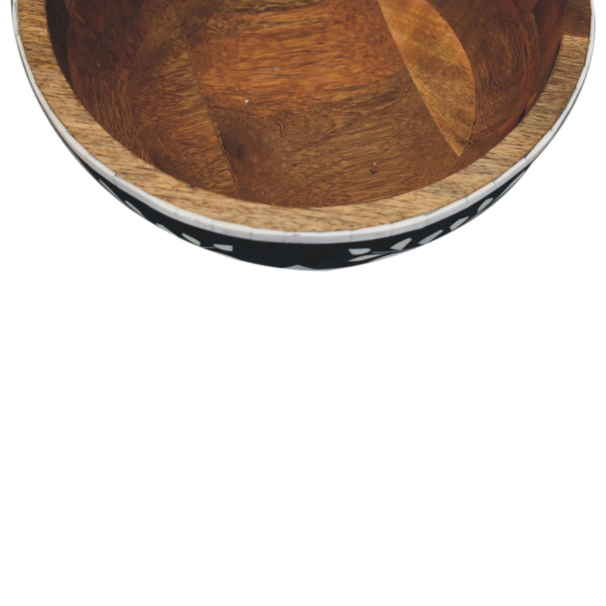 Floral Resin Inlay Bowl Set