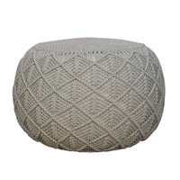 Ansley Sage Green Pouffe