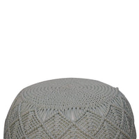 Ansley Sage Green Pouffe