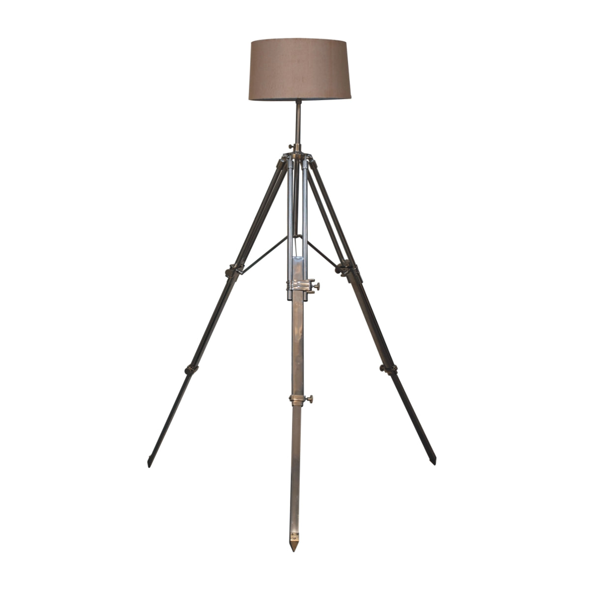 Chrome Tripod Lamp