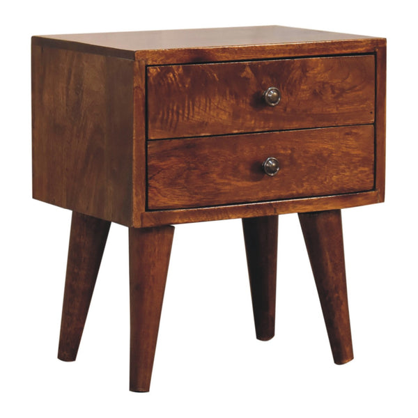 Mini Chestnut Modern Bedside