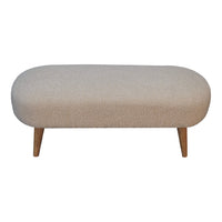 Boucle Hallway Bench