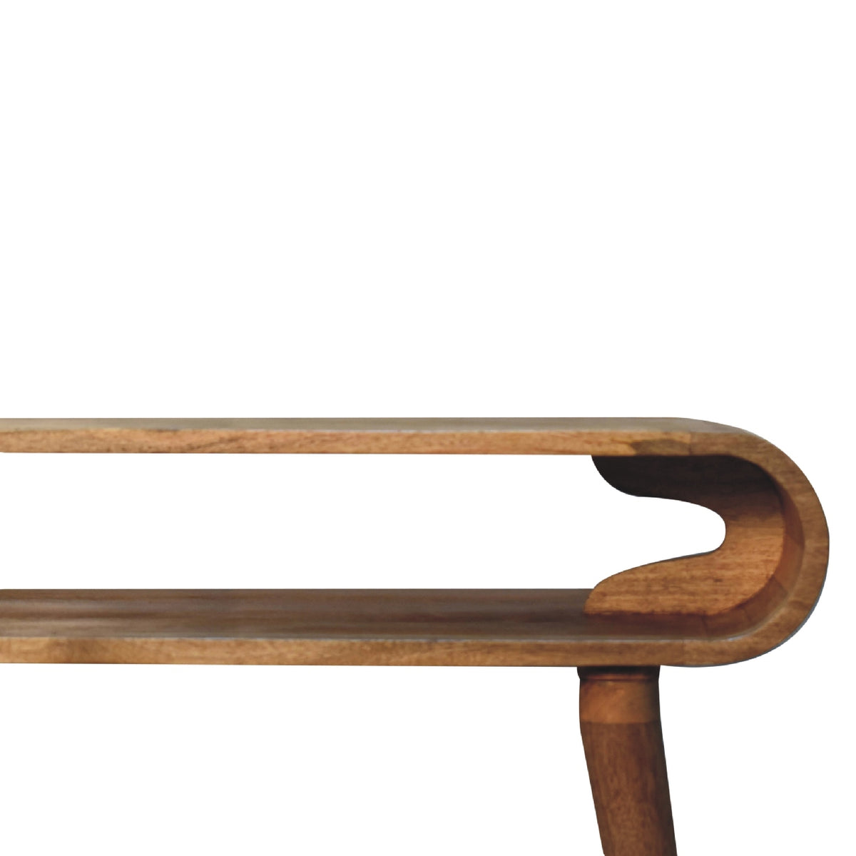 Amaya Oak-ish Nordic Style Console Table