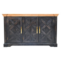 Regal Ash Black Rustic Sideboard