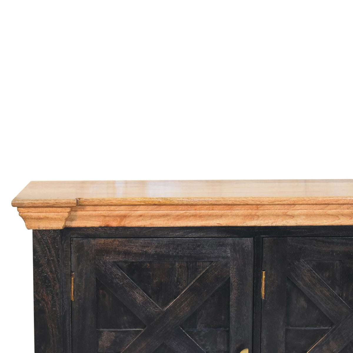 Regal Ash Black Rustic Sideboard