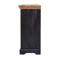 Regal Ash Black Rustic Sideboard