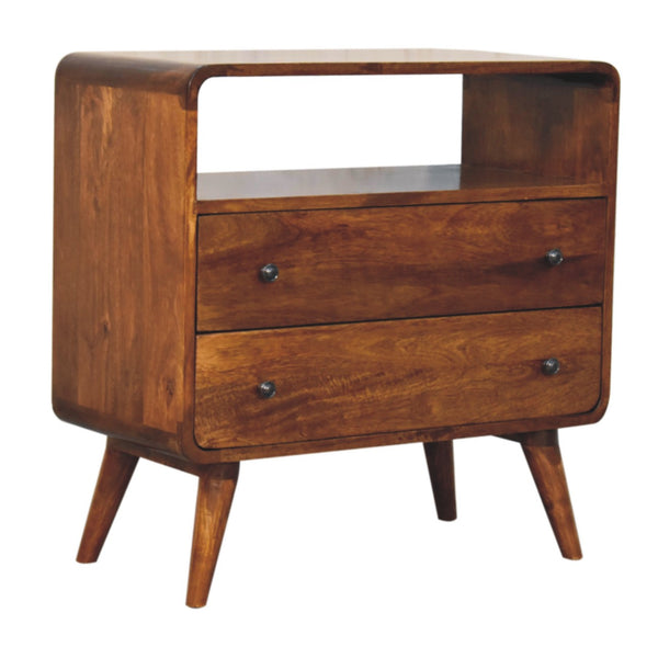 Curved Nordic Charm Console