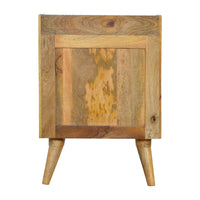 Pink Hand Painted Cut out Bedside