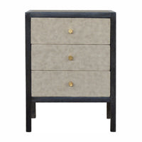 Faux Leather Bedside