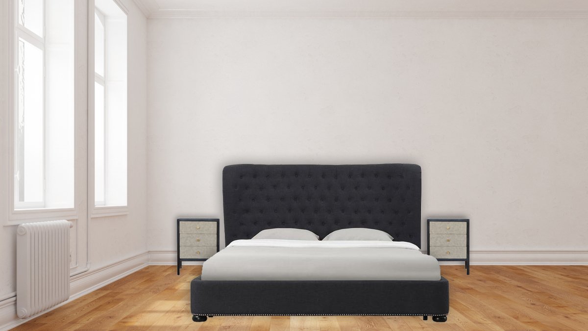 Faux Leather Bedside