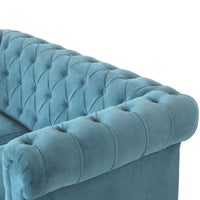 Teal Chesterfield Sofa