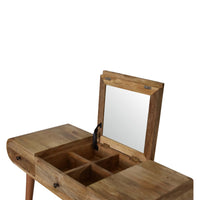 Oak-ish Round Dressing Table