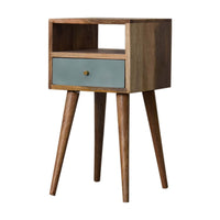 Mini Duck Egg Green Hand Painted Bedside