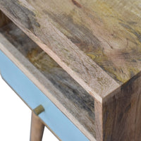 Mini Duck Egg Green Hand Painted Bedside