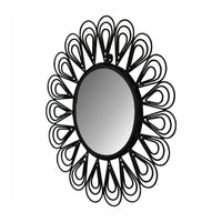 Wired Flower Mirror