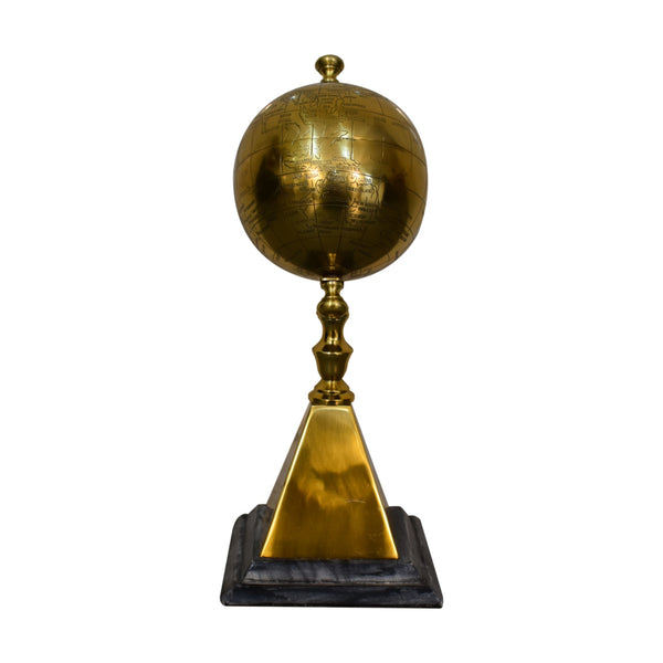 Gold Pyramid Globe