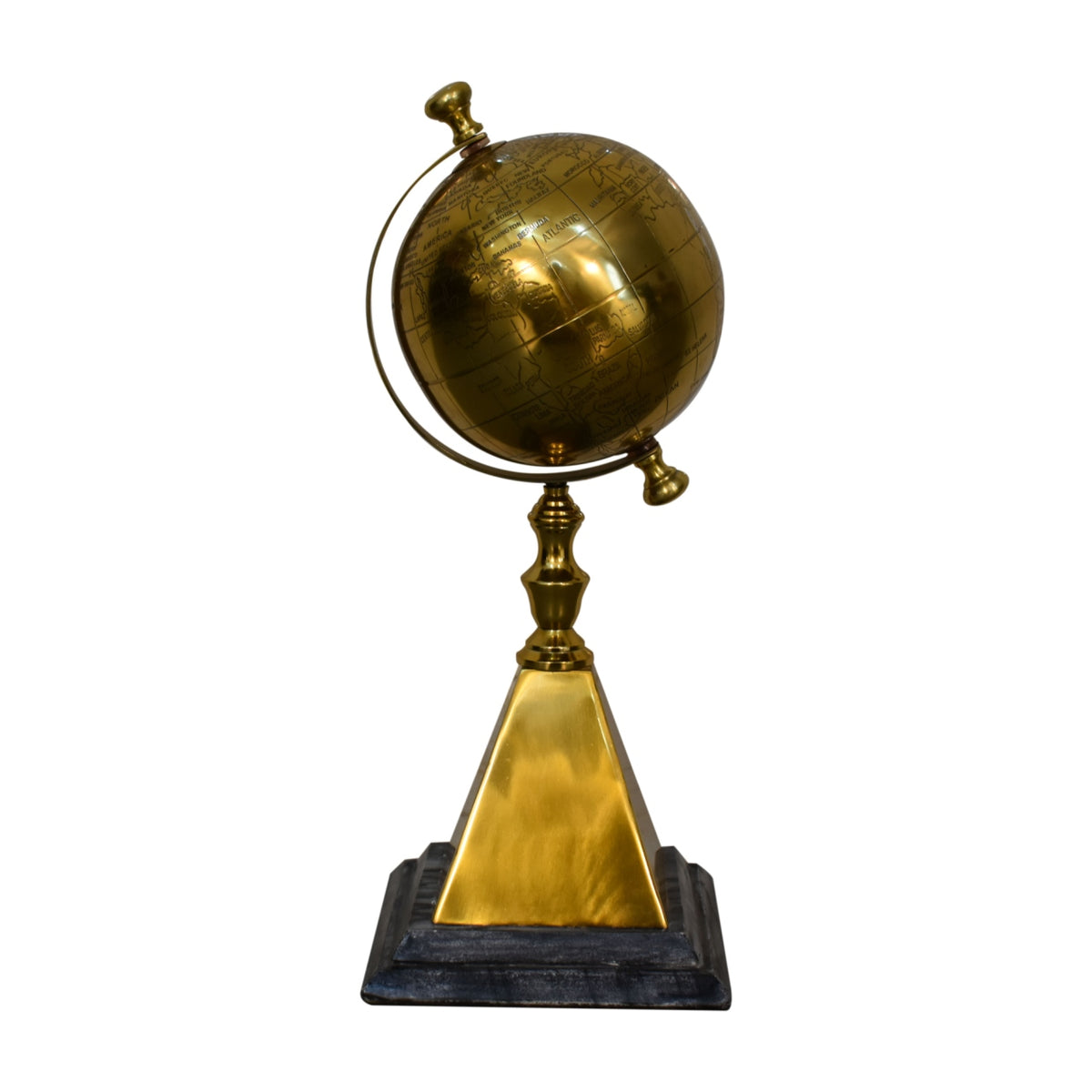 Gold Pyramid Globe