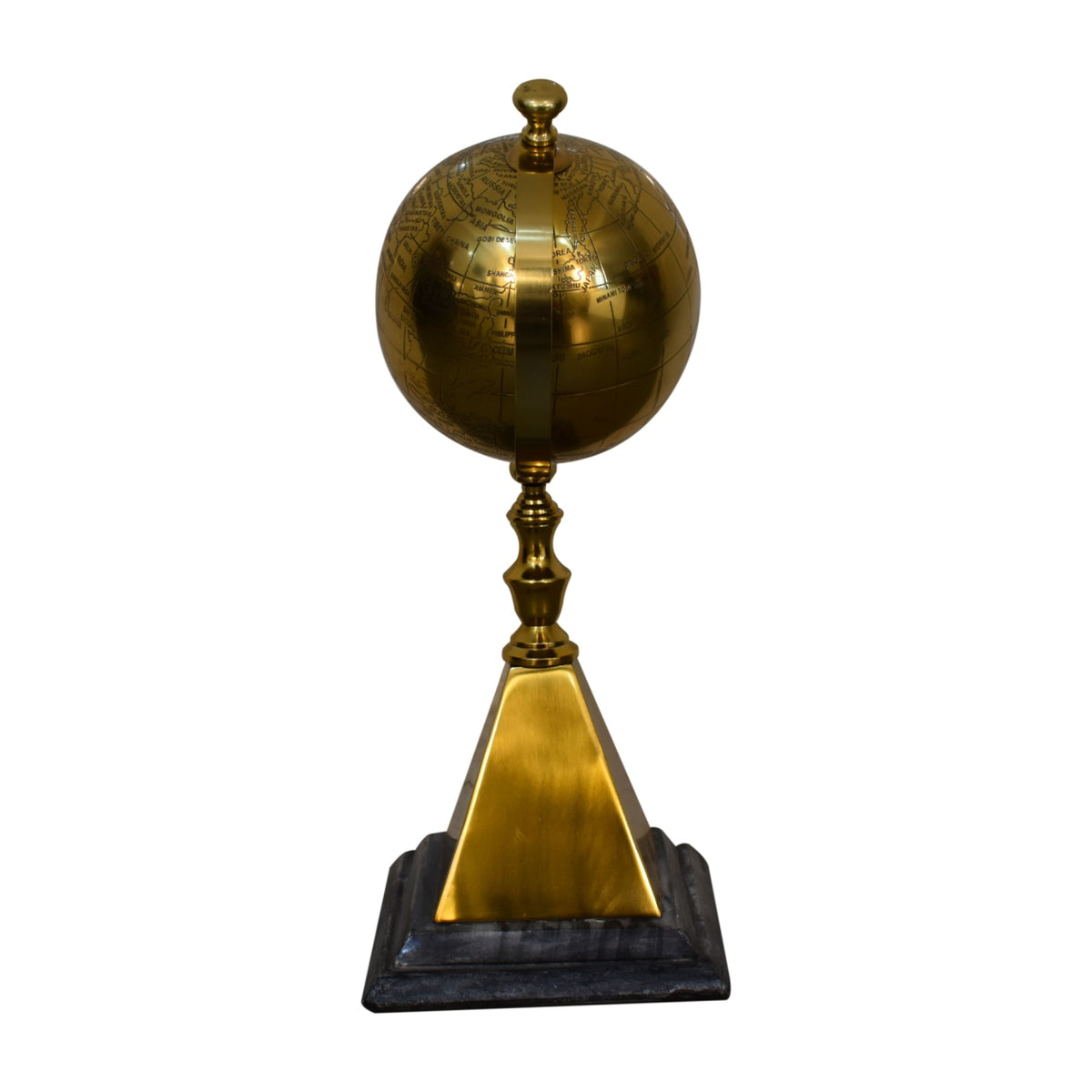 Gold Pyramid Globe