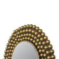 Gold Bubble Mirror Frame