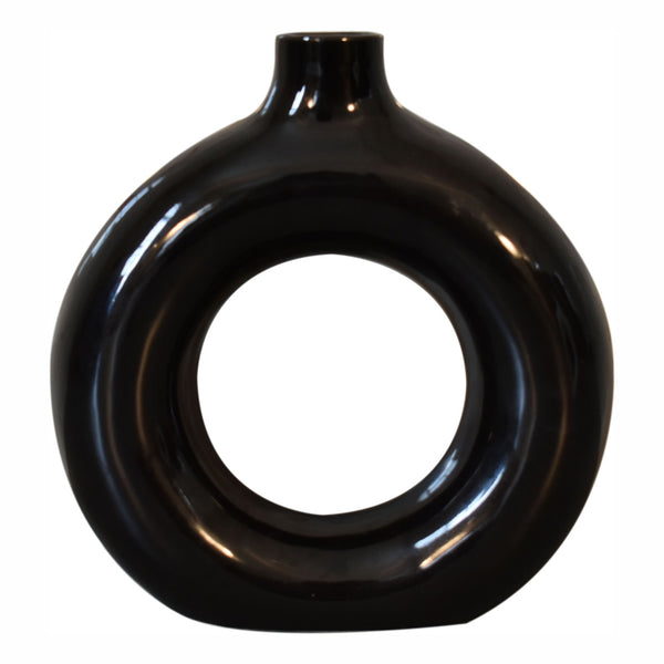 Black & White Gloss Flower Vase