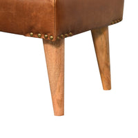 Mini Oak-ish Rounded Bedside Table