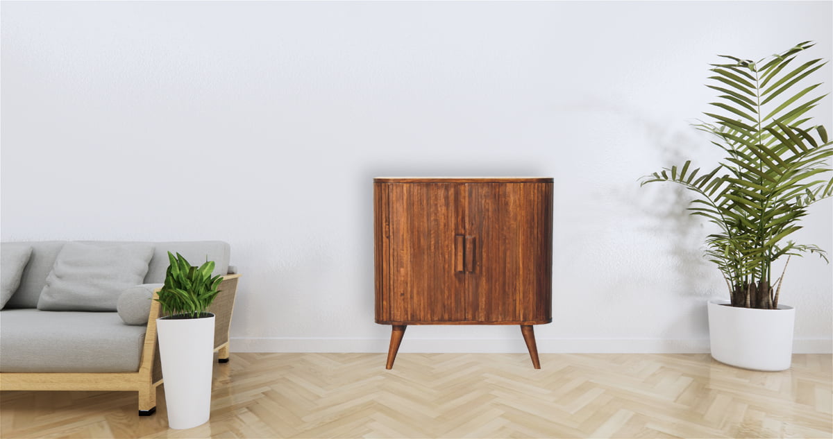 Chestnut Stripe Cabinet