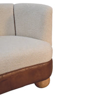 Boucle Cream Buffalo Small Sofa