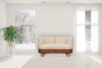 Boucle Cream Buffalo Small Sofa