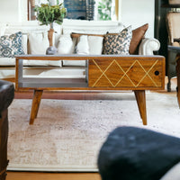 Sliding Brass Inlay Media Unit