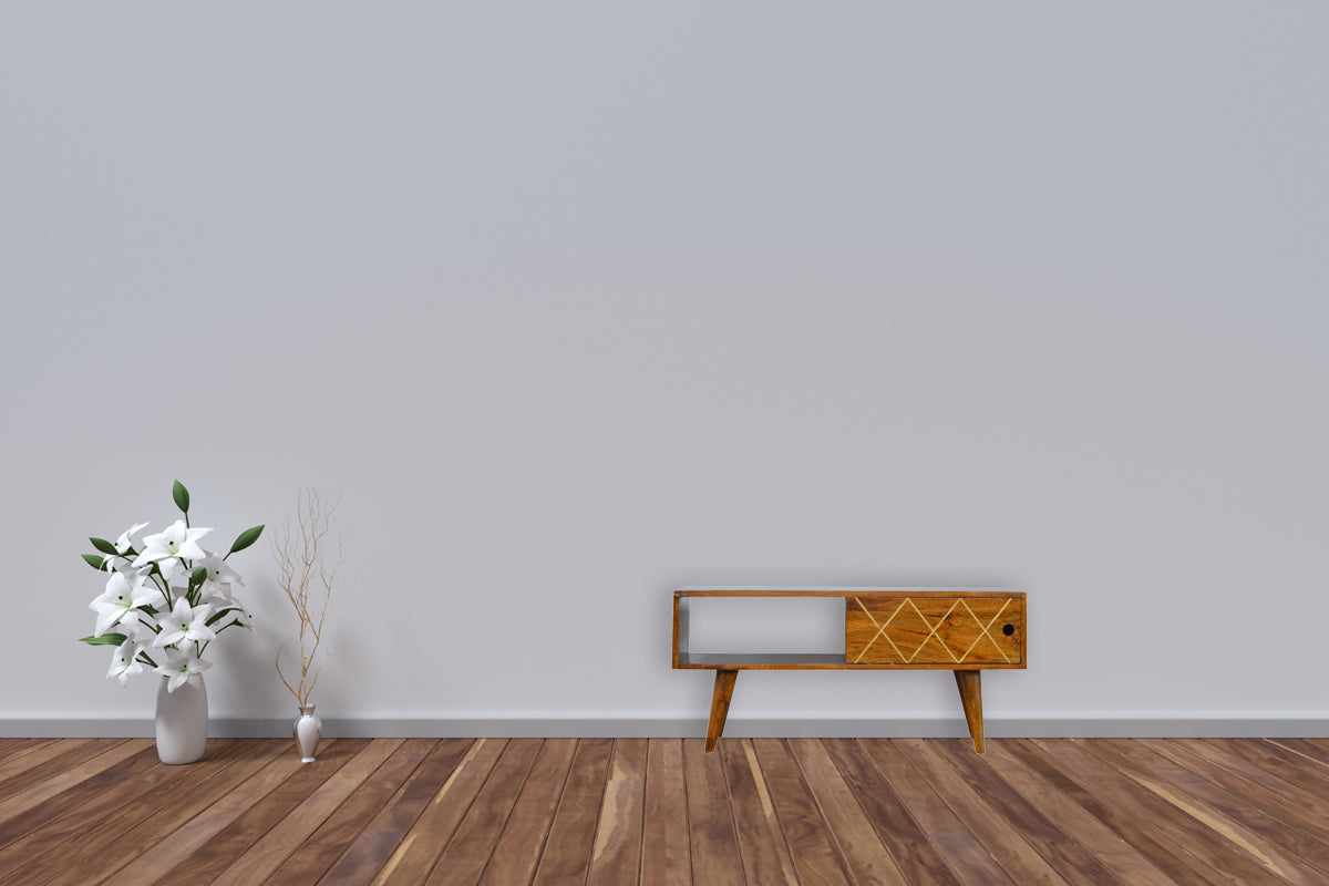 Sliding Brass Inlay Media Unit