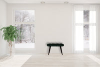 Emerald Velvet Deep Button Bench