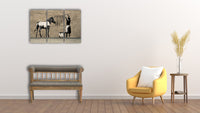 Multi Tweed Deep Button Bench