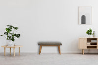 Multi Tweed Deep Button Hallway Bench