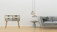 Grey Gradient Console Table