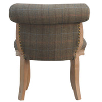 Small Multi Tweed French Chair