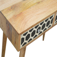 Bone Inlay Console Table