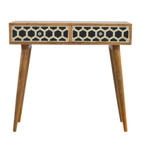 Bone Inlay Console Table